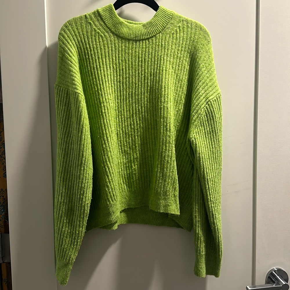 Lime Green Sweater, H&M